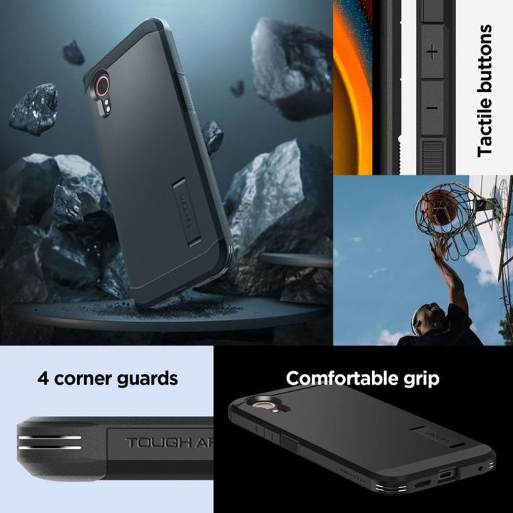 Produktbild Spigen - Tough Armor - Samsung Galaxy Xcover7 Pro - Black (Samsung Galaxy XCover7 Pro)