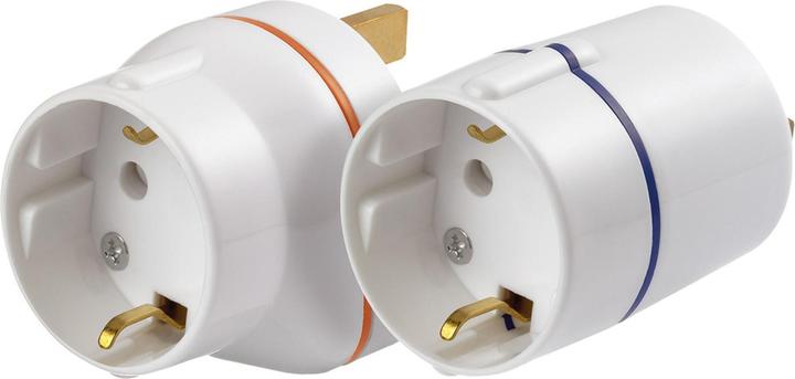 Actual product image Go Travel Electrical + electronic equipment Euro-US adapter 2 pcs.