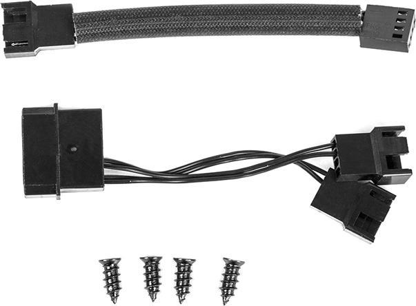 Produktbild Nox H-Fan LED Computergehäuse Ventilator 12 cm Schwarz (120 mm, 1 x)