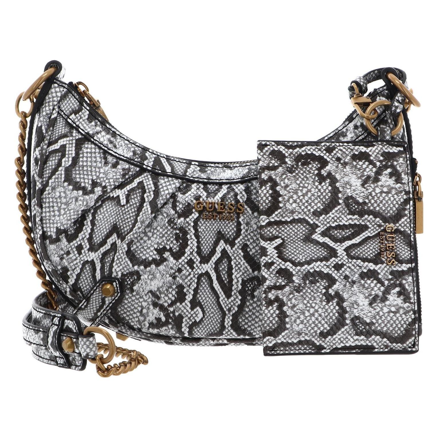 Guess, Damen, Handtasche, Clelia Crossbody Top Zip Bag, Mehrfarbig