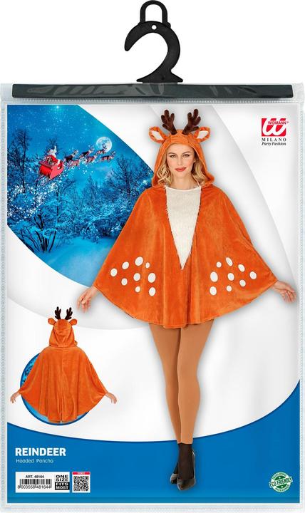Actual product image Fun World Division Deer poncho (One size)