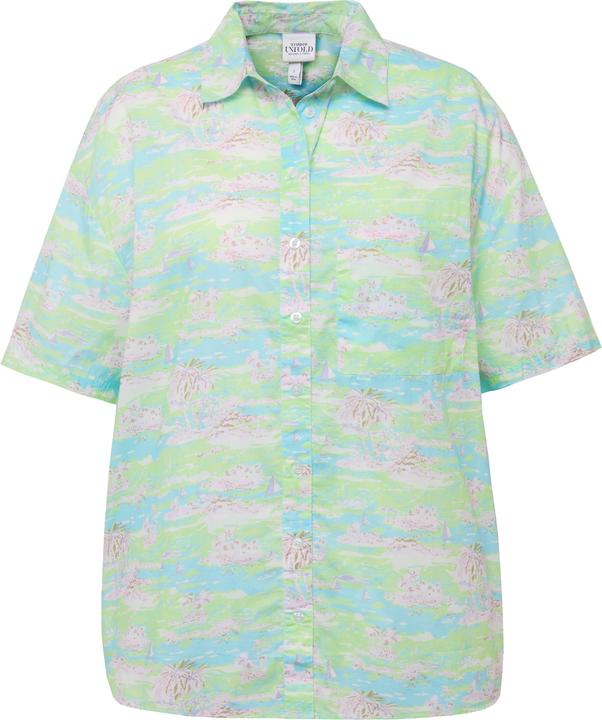 Immagine prodotto Studio Untold Camicia hawaiana dal taglio oversize con stampa allover, collo da camicia e mezze maniche (L)