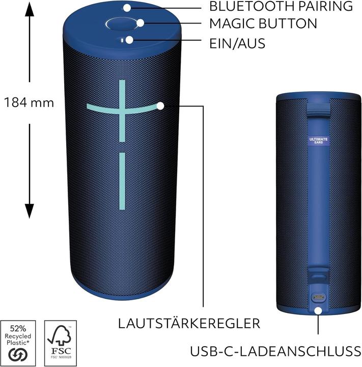 Productafbeelding UE Boom 4 (15 h, Oplaadbare batterij)