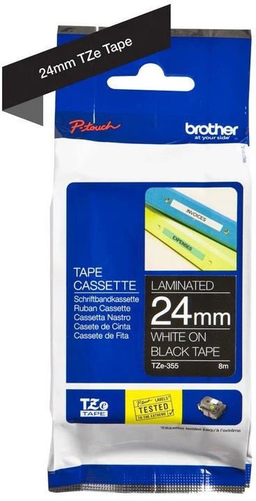 Produktbild Brother Tze-355 (2.40 cm, Schwarz)