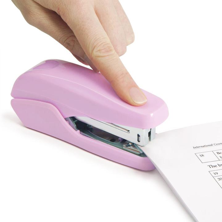 Actual product image Rapesco 1339 X5-25ps Less Effort Stapler - 25 Sheets - Pink (25 Sheets)