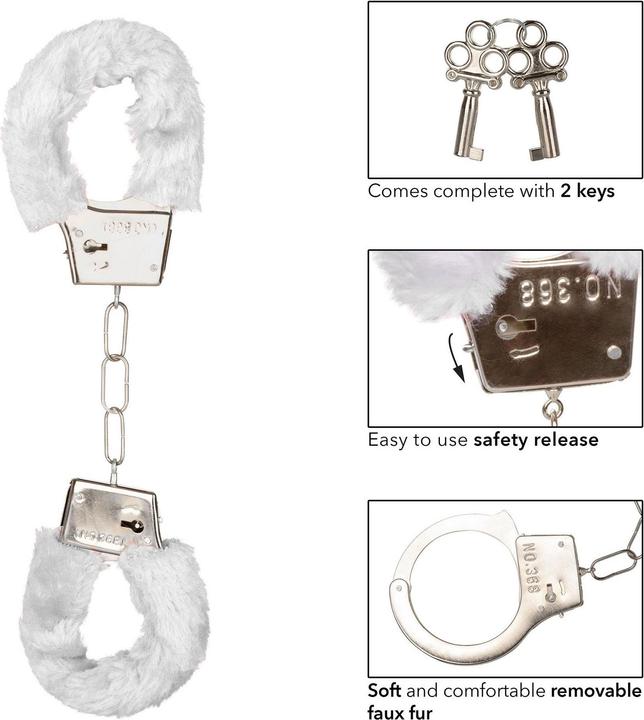 Immagine prodotto CalExotics Polsini pelosi giocosi - Bianco