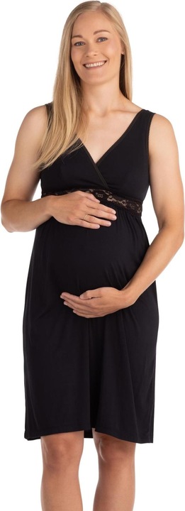 Actual product image Carriwell Nursing nightdress black S