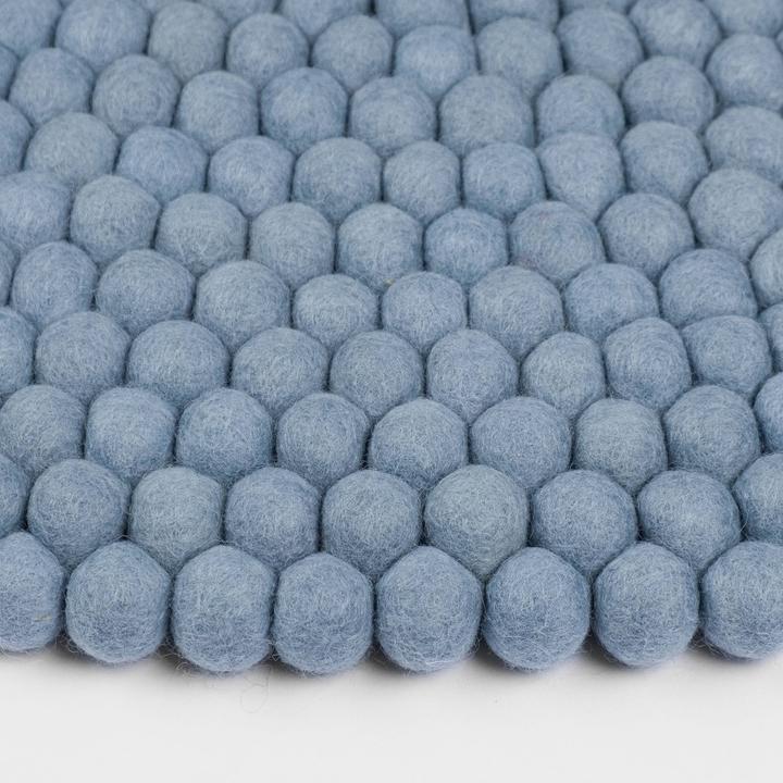 Image du produit Myfelt Mia Tapis de boules de feutre rond (140 cm)