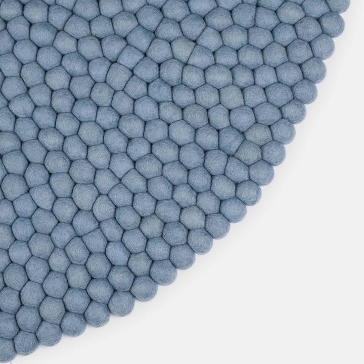 Image du produit Myfelt Mia Tapis de boules de feutre rond (140 cm)