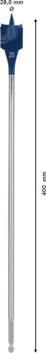 Produktbild Bosch Professional Zubehör EXPERT Self Cut Speed Flachfräsbohrer, 28 x 400 mm (28 Millimeter)