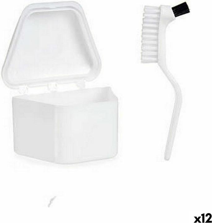 Berilo Set voor kunstgebit wit polypropyleen (12 stuks)