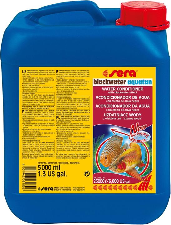 Sera Wasseraufbereiter blackwater aquatan 5000 ml (Wasseraufbereitung Aquarium)