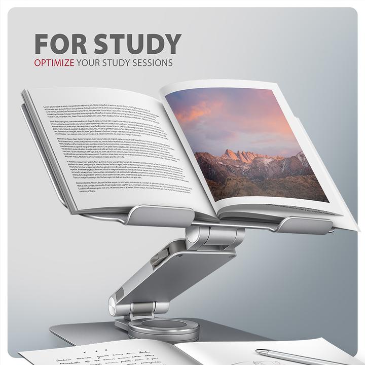 Actual product image Axagon STND-LR stand with 360° rotation for laptops and tablets