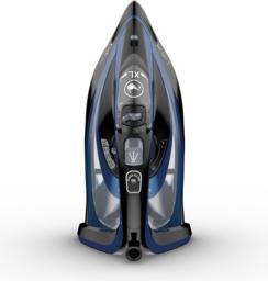 Actual product image Calor FV9834C0 strijkijzer Droog- & stoomstrijkijzer Durilium AirGlide Autoclean soleplate Zwart, Blauw 30 (3000 W, 240 g/min)