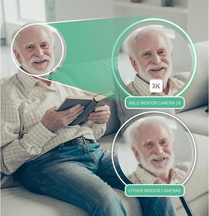 Actual product image Arlo E3 Indoor Powered Cam Single Camera, E3 (2304 x 1296 Pixels)