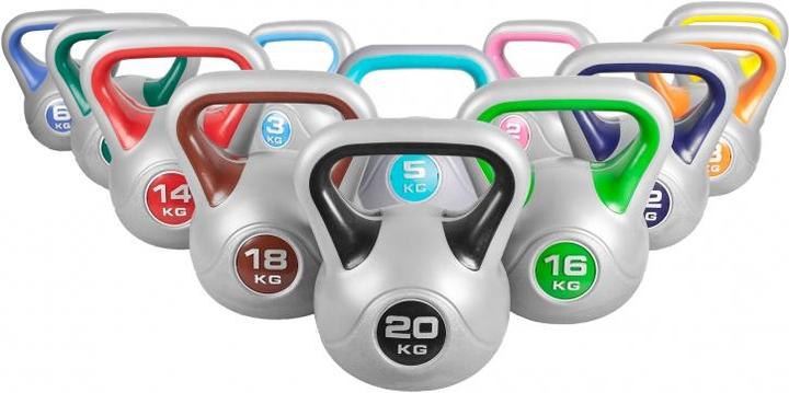 Produktbild Gorilla Sports Kettlebell Stylish (1 x 8 kg, 1 x 4 kg, 1 x 20 kg, 1 x 3 kg, 1 x 18 kg, 1 x 6 kg, 1 x 12 kg, 1 x 16 kg, 1 x 10 kg, 1 x 14 kg)