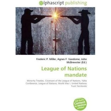 League of Nations mandate, Fachbücher