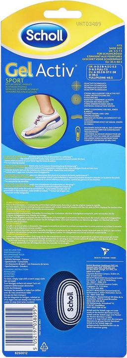 Actual product image Scholl Sport insoles