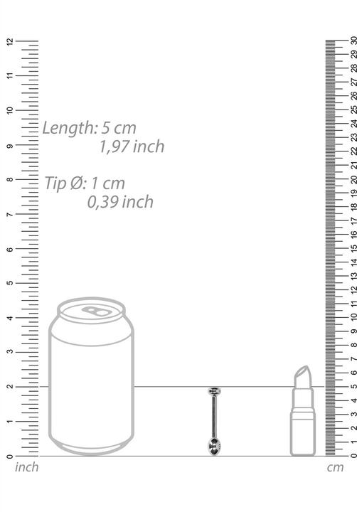 Productafbeelding Ouch! Urethrale Sounding - Metalen Plug - 10mm