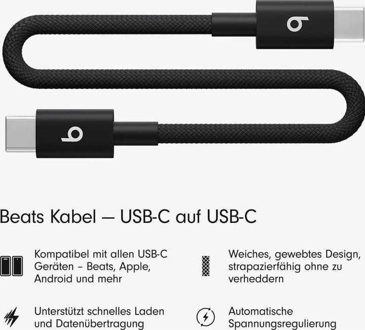 Produktbild Apple Beats USB C — USB C  Woven (0.20 m, USB 2.0, 60 W)