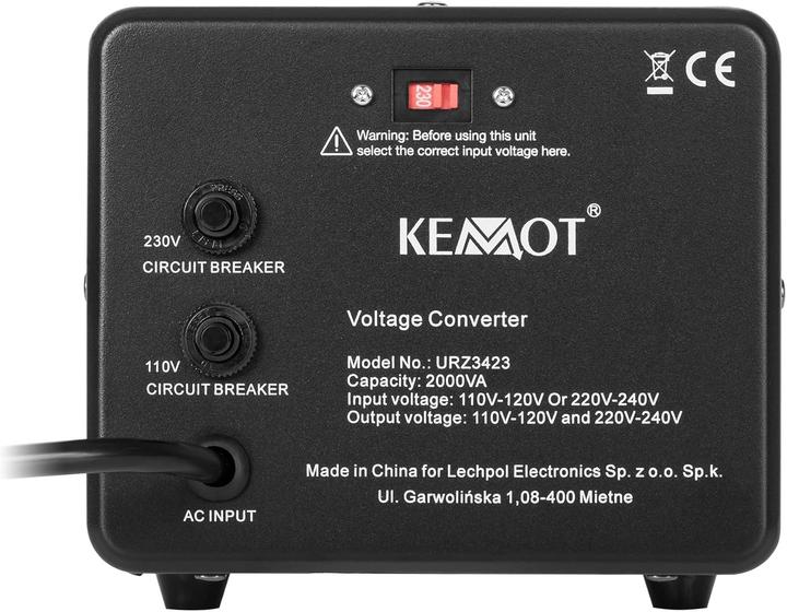 Actual product image Kemo KEMOT Spannungswandler 1600 W / 2000 VA