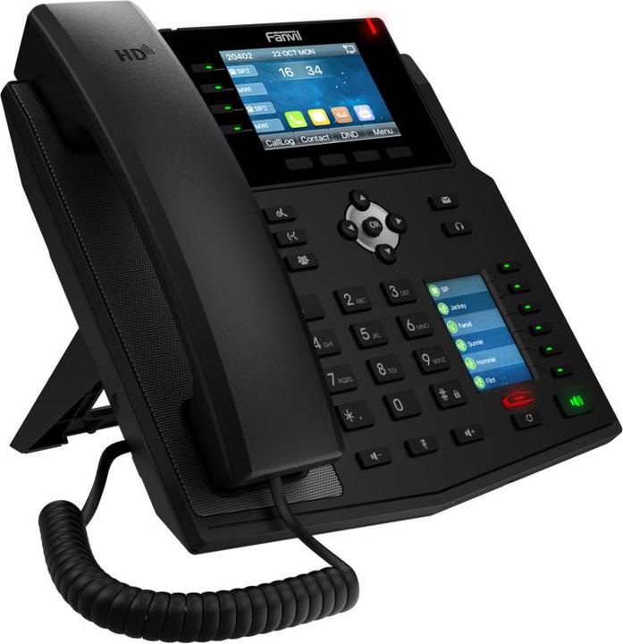 Produktbild Fanvil SIP-Phone X5U V2 High-end business phone with Gigabit / SIP / POE / USB-Port