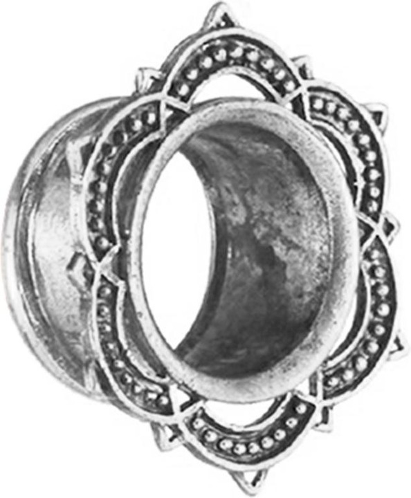 Image du produit Star Piercing Micro piercing anneau rose doré double ligne avec cristaux (Laiton, Acier chirurgical 316L)