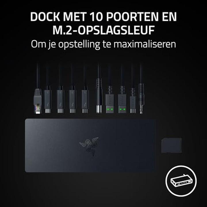 Actual product image Razer Thunderbolt 5 Dock (USB-C, 10 Ports)
