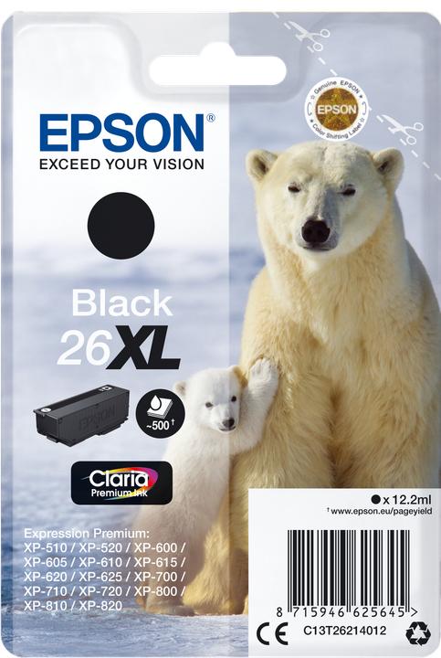 Produktbild Epson 26XL Claria Premium (BK)