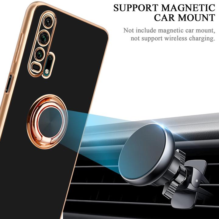 Immagine prodotto Cadorabo Custodia per Honor 20 PRO in TPU con protezione della fotocamera e anello LM089 Style (Honor 20 Pro)