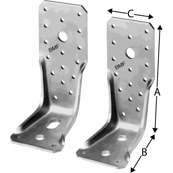 Simpson Sst, Connettori in legno, Connettore ad angolo KR (Connettore