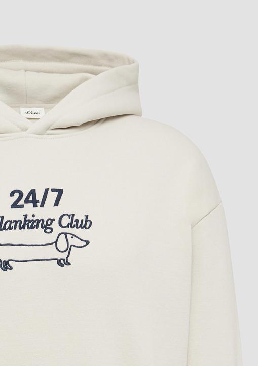 Actual product image S.Oliver Sweatshirt Softer Hoodie mit Stickerei im Relaxed Fit (XXL)