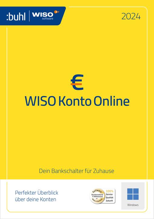 Actual product image Buhl Data Service Buhl Data WISO Account Online 2024 Download Code (1 User, unlimited)