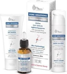 Produktbild Ava Cosmetics Pore Solutions Dermoprogramm Tag Serum Nacht Creme Bio Peeling (50 ml)