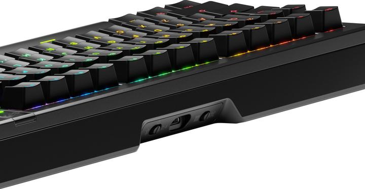 Actual product image Glorious GMMK 3 Pro Wireless 75 % Custom Gaming Keyboard - Pre-Built, ISO (DE), Fox Switches, black (DE, Wireless, Cable)