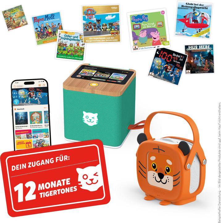 Actual product image Tigermedia tigertones - Ticket 12 months Swiss-Edition (German)