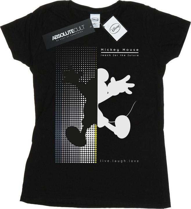 Actual product image Disney Womens/Ladies Mickey Mouse Reach For The Future Cotton T-Shirt (M)