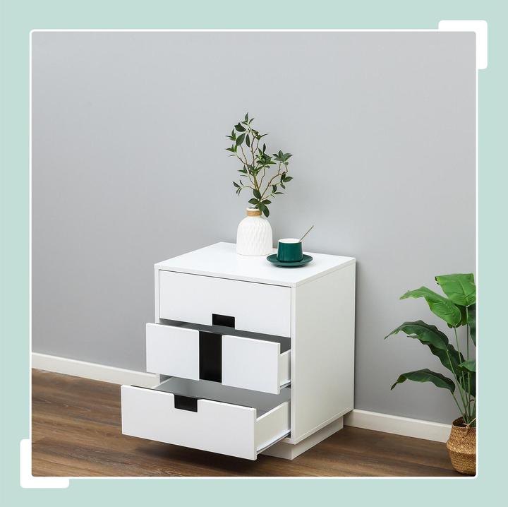 Image du produit Relaxdays Kommode mit Schubladen (50 x 40 x 56 cm)