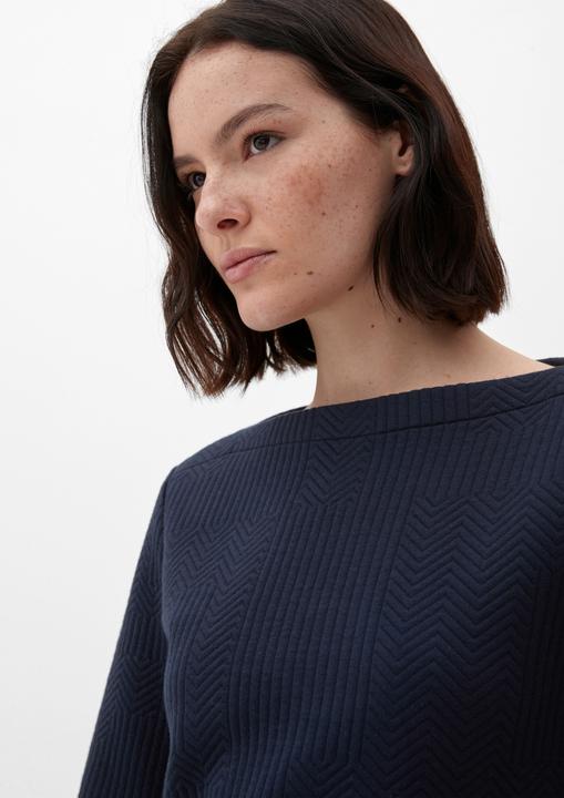 Produktbild s.Oliver Kleid Midi-Kleid mit Strukturmuster (46)