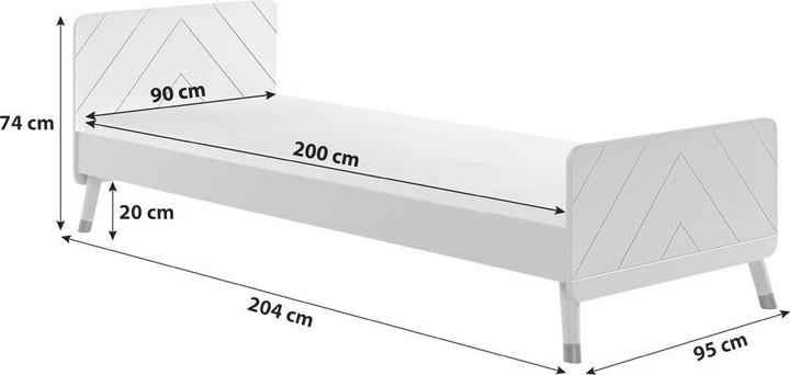 Produktbild Vipack Billy (90 x 200 cm)