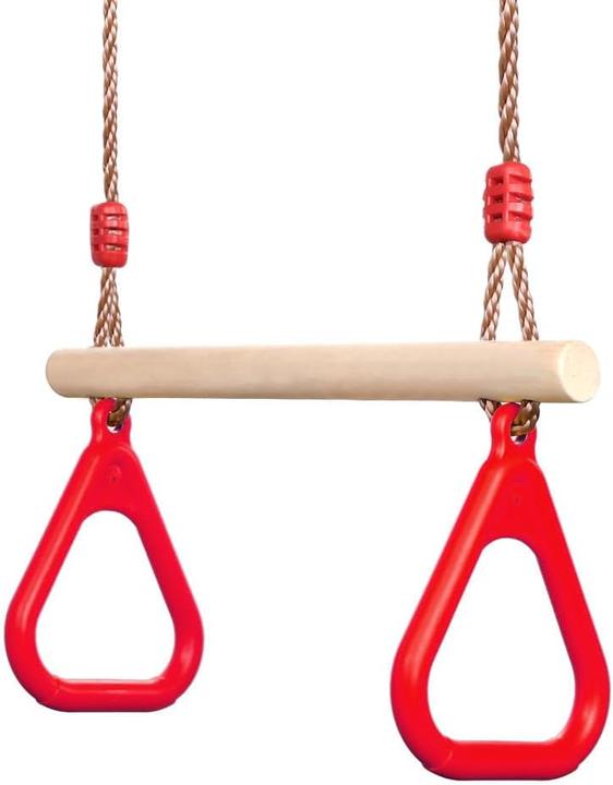 Pellor Multifunktions Kinderholz Trapeze Schaukel Rot
