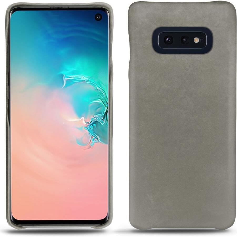 Noreve Lederschutzhülle (Samsung Galaxy S10e), Smartphone Hülle, Grau