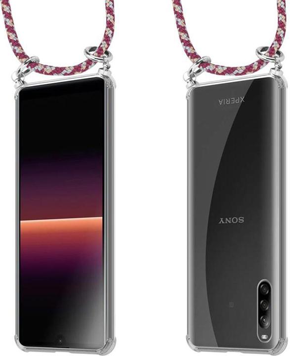 Produktbild Cadorabo TPU Handy Kette SILBER Cover