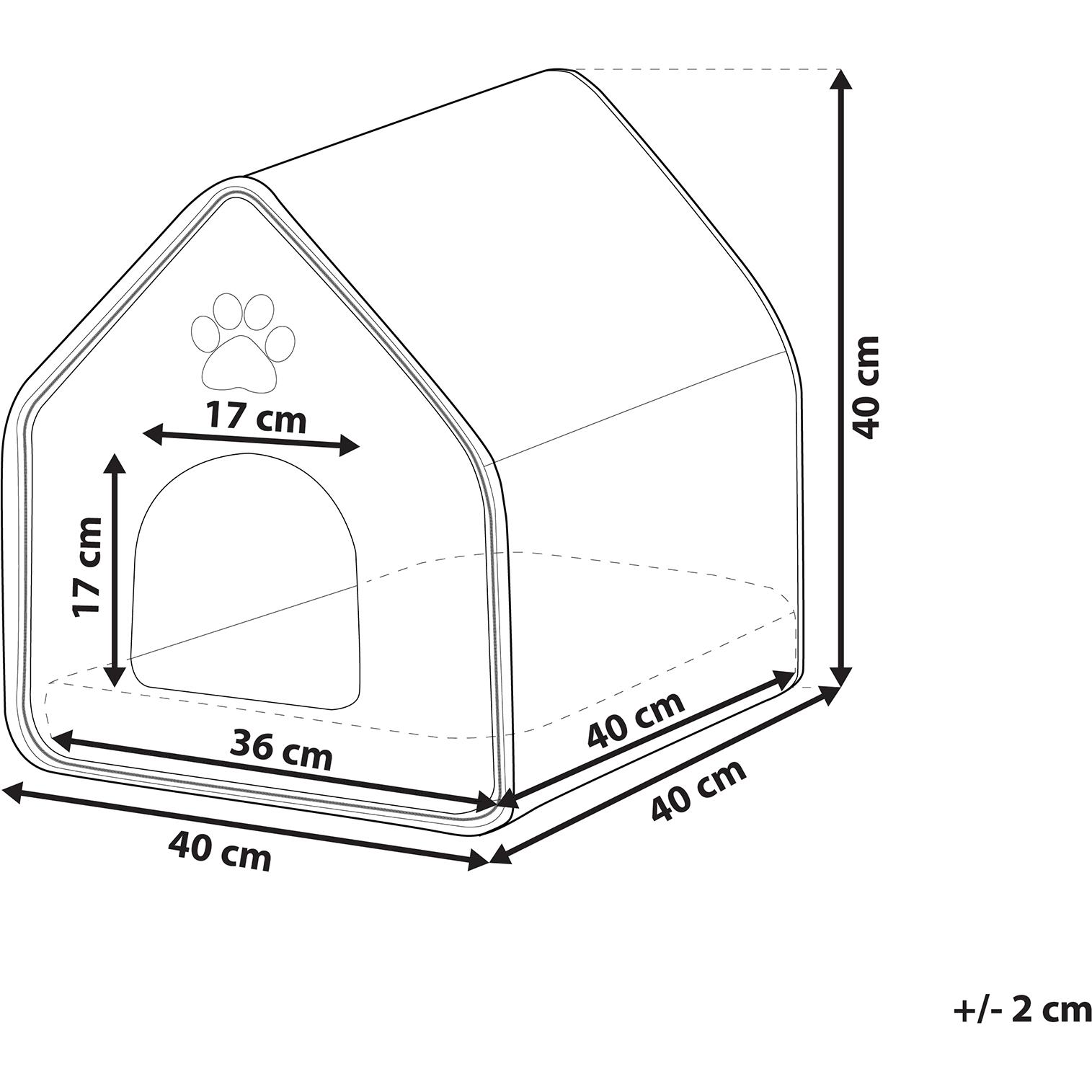 Thumbnail - Beliani Jangi (Hund, Katze), Hundebett + Katzenbett