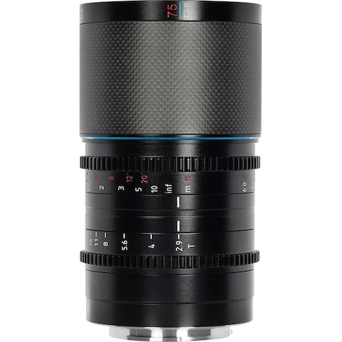 Sirui Saturn 75mm T2.9 1.6x X75N Carbon Fiber Full-frame Anamorphic Fuji X Mount (Neutral Flare) (Fujifilm X, Vollformat...