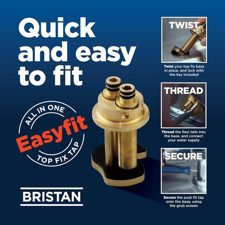 Productafbeelding Bristan Cashew Einhandmischer mit Topfix-Design für einfache Montage