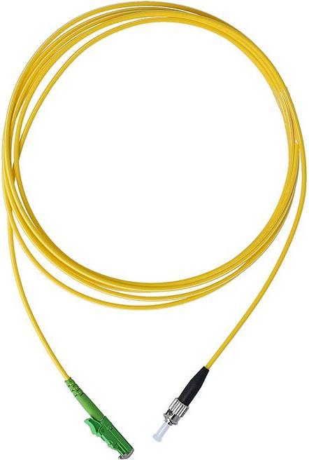 Actual product image BlueOptics Simplex fibre optic patch cable ST-PC/E2000-APC Singlemode 3 metres (U/UTP, CAT6, 3 m)