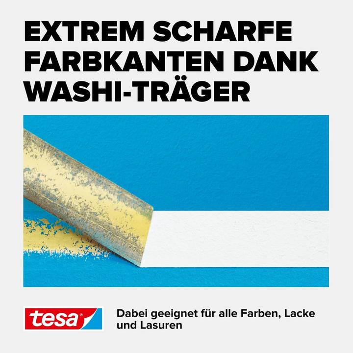 Actual product image tesa Malerkrepp PROFESSIONAL, Malerband für besonders präzises Abkleben (30 mm)
