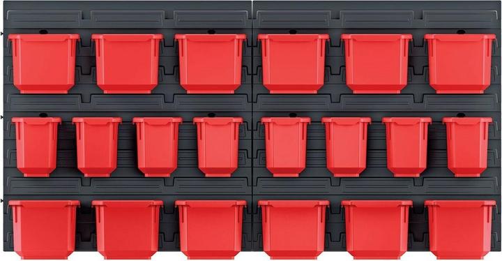 Image du produit Kistenberg Cloison suspendue avec 20 boîtes à outils ORDERLINE 800x165x400