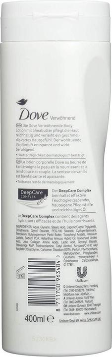 Immagine prodotto Dove Coccole (Crema corpo, 400 ml)
